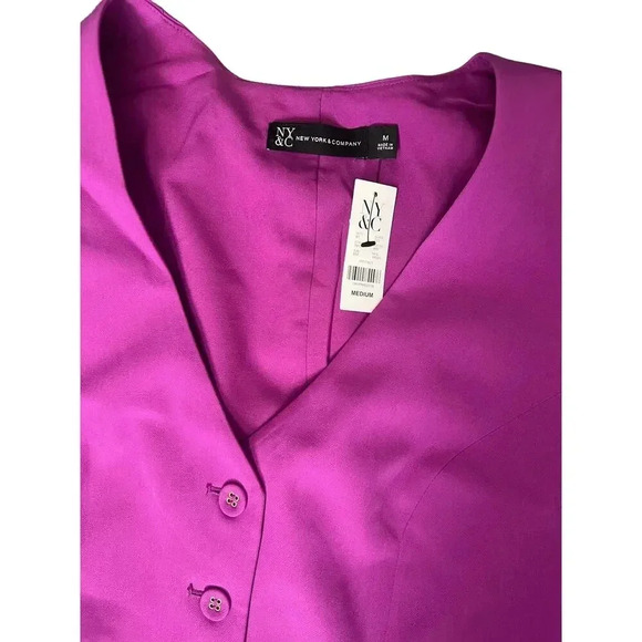 New York & Company Suiting Vest Size Medium NWT - Picture 3 of 6